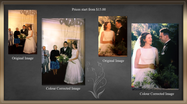 Colour Correct Wedding Photo - Image 2