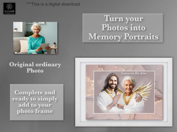 Digital Memorial Portrait 1 - Image 3