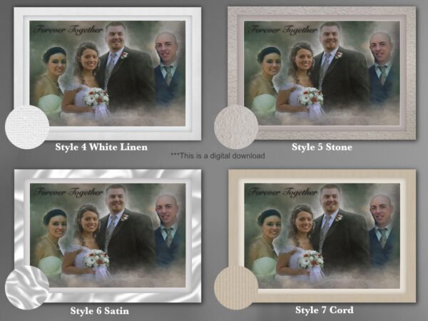 Digital Merge 2 People Portrait - Image 5
