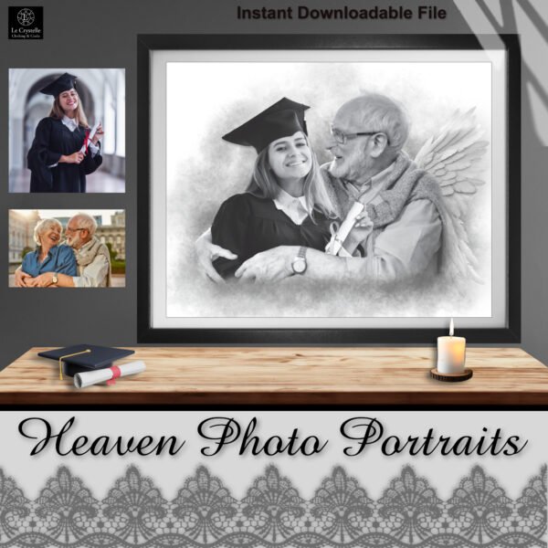 heaven photo merge portrait