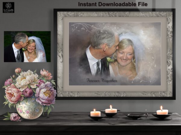 Digital Wedding Portrait - Image 2