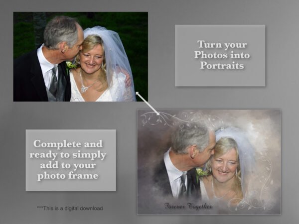 Digital Wedding Portrait - Image 3