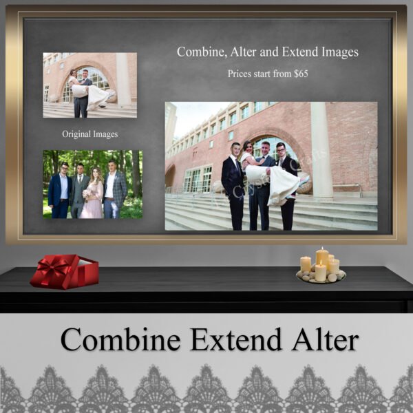Merge Combine Extend Images