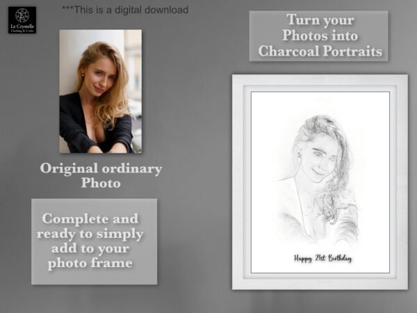 Digital Pencil Portrait - Image 3