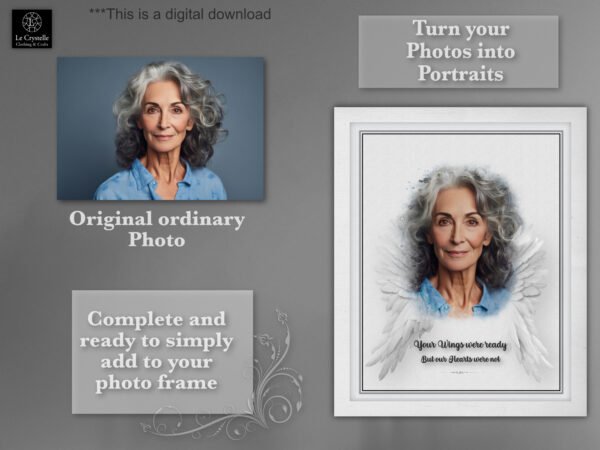 Digital Wings Portrait - Image 2
