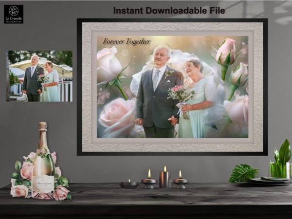 Digital Wedding Portrait - Image 2