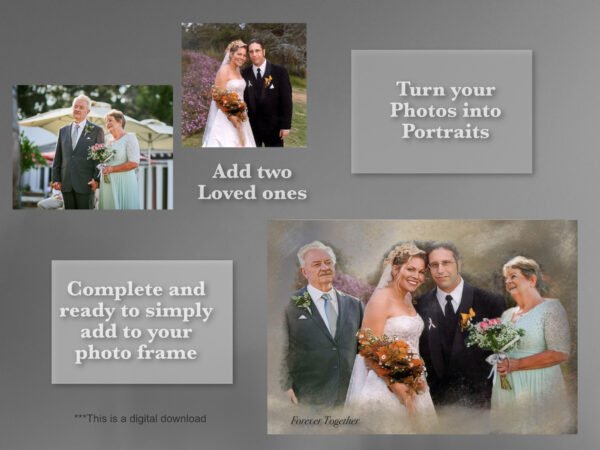 Digitial Add 2 People Portrait - Image 3