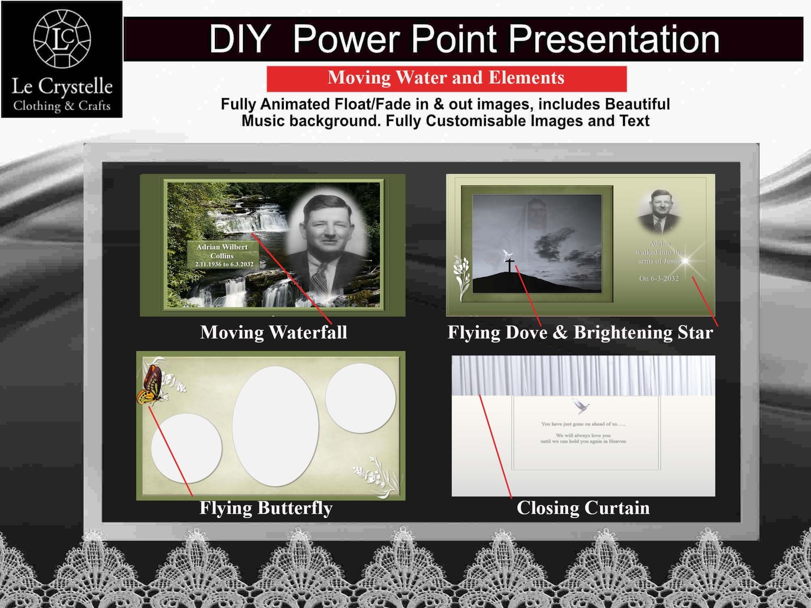 powerpoint funeral slide show