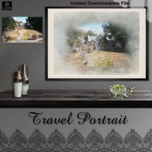 chalet travel portrait
