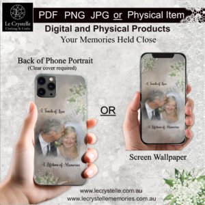 Mobile Phone Wedding Portrait